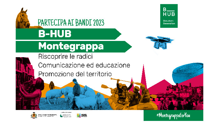 Volantino montegrappa, comunicazione ed educazione, promozione del territorio